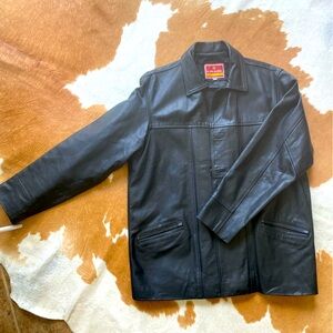 Men’s genuine leather jacket